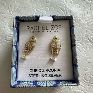 Rachel Zoe Fish Bone Earrings